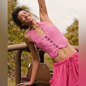 Free People Riesling Vest in Flower Power Size M